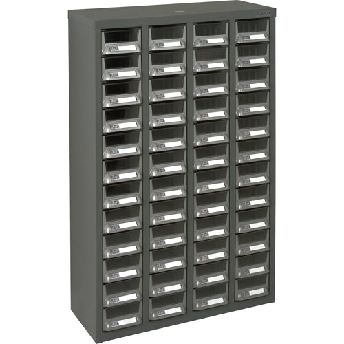 Casiers pour pièces KPC-400, Acier galvanisé, 48 tiroirs, 22-3/5" x 8-7/10" x 36-9/10", Gris - CA892