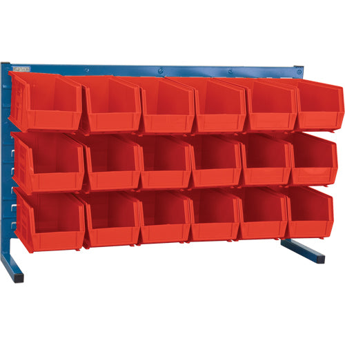 Rayonnage à persienne avec bacs, 18 bacs, 36" la x 8-1/4" p x 22" h - CB155