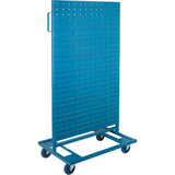 Supports mobiles pour contenants - À deux côtés, 0 bacs, 36" la x 24" p x 67-1/2" h - CB649