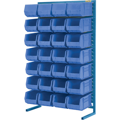 Support stationnaire pour bacs à un côté, 36" la x 12" p x 61" h, 28 bacs - CB654