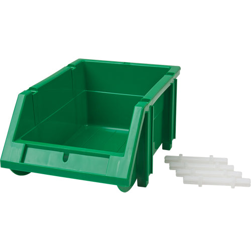 Bac empilable & à suspendre, 4-13/16" la, 3-3/16" h x 7-1/8" p, rangement polyvalent