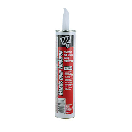 DAP white latex window sealant cartridge, 300 mL