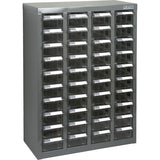 Casiers pour pièces KPC-600, Acier galvanisé, 40 tiroirs, 18-3/10" x 8-7/10" x 25-3/10", Gris - CF314