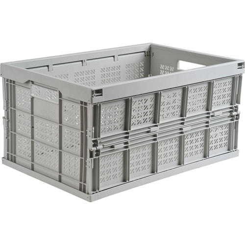 Bac repliable, 21" lo x 14" la x 10,5" h, Gris - CF326