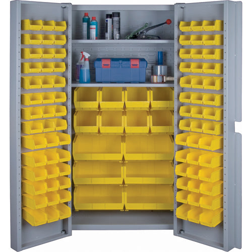 Armoires à combinaison à portes creuses, 38" la x 24" p x 72" h, Gris - CF354