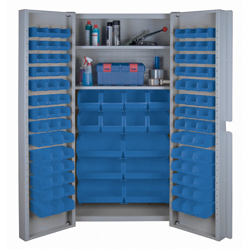 Armoires à combinaison à portes creuses, 38" la x 24" p x 72" h, Gris - CF355