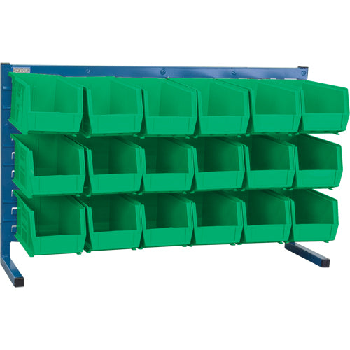 Rayonnage à persienne avec bacs, 18 bacs, 36" la x 8-1/4" p x 22" h - CF363