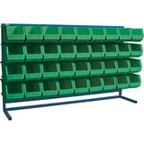 Rayonnage à persienne avec bacs, 36 bacs, 72" la x 15" p x 40" h - CF369