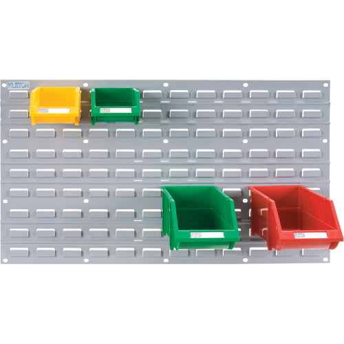 Panneau perforé en métal pour bacs, 32 bacs, 36" la x 1/8" p x 19" h - CF412