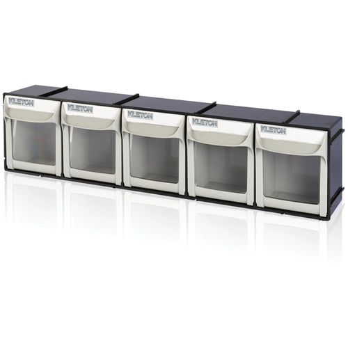 Bac basculant robuste, 23-1/2" la x 4" p x 5-7/8" h, 5 tiroirs - CF473