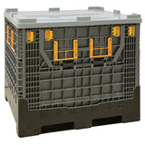 Contenant de vrac pliable, 47,2" lo x 39,4" la x 39,4" h, Gris - CF862