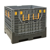 Contenant de vrac pliable, 47,2" lo x 39,4" la x 39,4" h, Gris - CF862