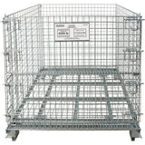 Conteneur repliable en métal grillagé, 40" la x 48" p x 42" h, Capacité de 4000 lb - CG021