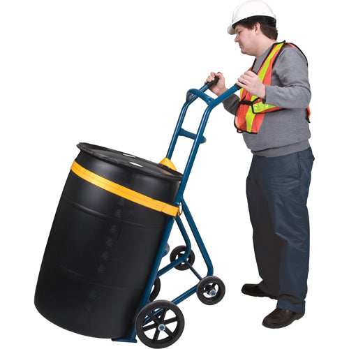 Diable pour baril, Fabriqué en Acier, 25 - 55 gal. US (20 - 45 gal. imp.) - DA595