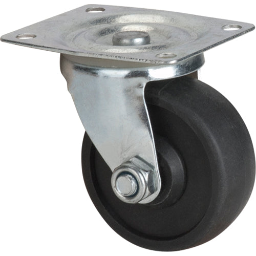 Roulette, Pivotant, 3" (76 mm), Polyoléfine, 250 lb (113 kg) - DC464