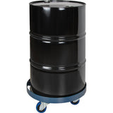 Chariot pour baril, Acier, Capacitée 1400 lb, Diamètre 24", Roue en Élastique bleu - DC876