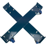 Chariot pour baril, Acier, Capacitée 1400 lb, Diamètre 24", Roue en Élastique bleu - DC877