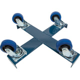 Chariot pour baril, Acier, Capacitée 1400 lb, Diamètre 24", Roue en Élastique bleu - DC877