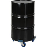 Chariot pour baril, Acier, Capacitée 1400 lb, Diamètre 24", Roue en Élastique bleu - DC877