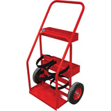 Chariots pour extincteur, Roues Semi-pneumatique, Base de 17,75" la x 8,9" lo, 100 lb - DC902