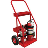 Chariots pour extincteur, Roues Semi-pneumatique, Base de 17,75" la x 8,9" lo, 100 lb - DC902