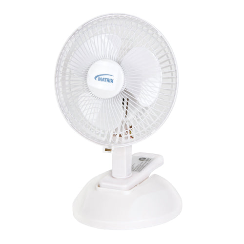 Ventilateur à pince & de bureau, Diamètre 6", 2 vitesses - EA304