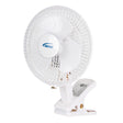 Ventilateur Matrix blanc à deux vitesses monté sur pince