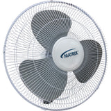 Ventilateur mural oscillant, Commercial, Dia 16", 3 vitesses - EA526