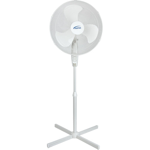 Ventilateur sur socle oscillant, Commercial, 3 Vitesses, Diamètre de 16" - EA658