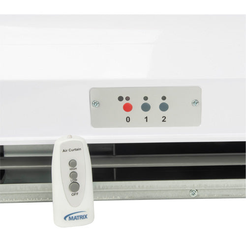 Rideau d'air avec télécommande, 2 vitesses - EB290