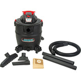 Vacuum Cleaner, Wet-Dry, 6 HP, 16 US gal. (60.6 liters) - EB300