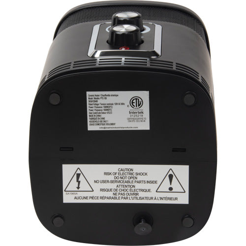 360 Degree Portable Heater, Ceramic, Electric, 5200 BTU/H - EB480