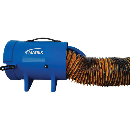 8" Air Blower with 15' Duct and Container, 1/4 HP, 816 CFM - EB537