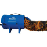 8" Air Blower with 15' Duct and Container, 1/4 HP, 816 CFM - EB537