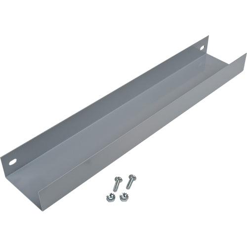 Armoires robustes à portes creuses - Tablette additionnelle, 18" x 6", Capacité de 35 lb, Acier, Gris - FB026
