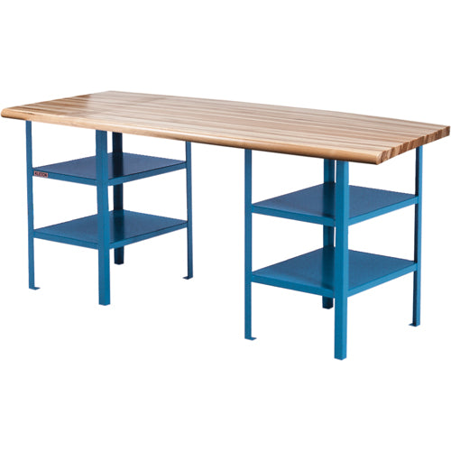 Établi sur piédestal extra robuste, Cap 2500 lb, 60" la x 30" p, 34" h - FF120