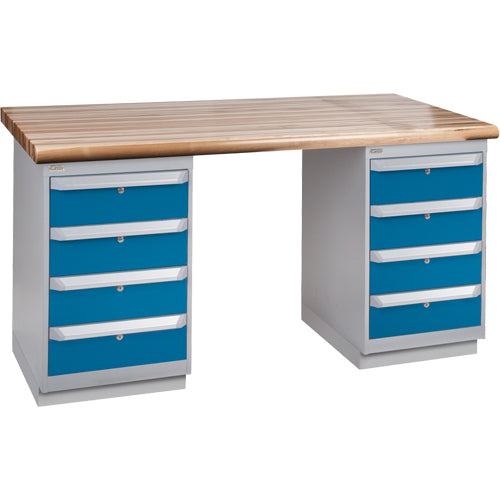 Établi robuste, Deux tiroirs, Cap 1500 lb, 60" la x 36" p, 34" h - FN002