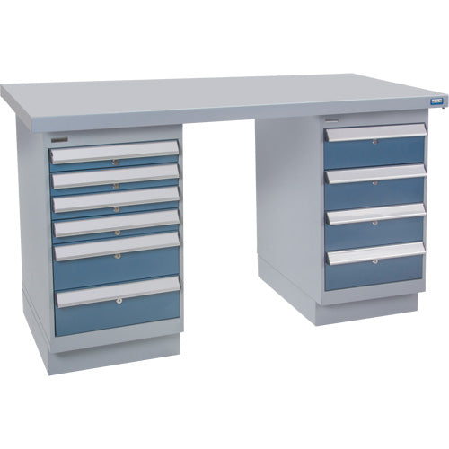 Établi préconçu, 72" la x 36" p x 34" h, Capacité 2500 lb - FG624