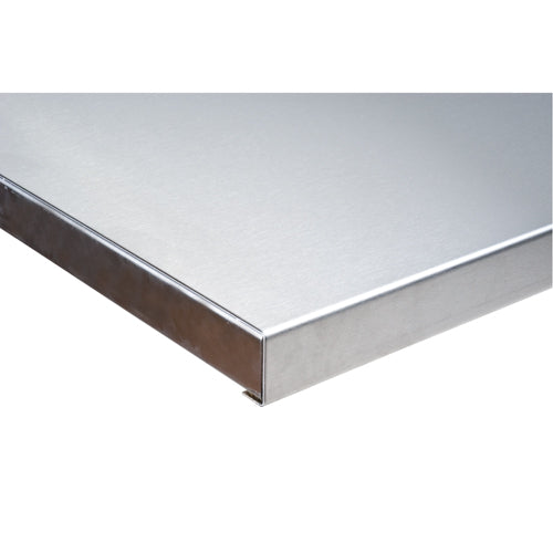Dessus d'établi en acier inoxydable 304 avec âme en bois, 1-3/4" d'épaisseur