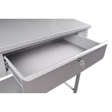 Open Workshop Desk, 34-1/2" W x 30" D x 53" H, Gray - FI519