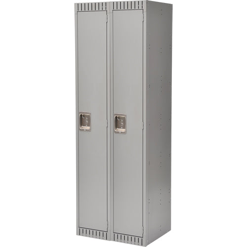 Casiers, Bloc de 2, 24" x 18" x 72", Acier, Gris, Rivet (assemblé) - FN461