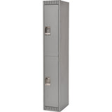 Casiers 2 niveaux en acier pour rangement professionnel et industriel, solution robuste