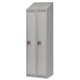 Casiers, Bloc de 2, 24" x 18" x 82", Acier, Gris, Démonté - FL381