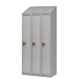Casiers, Bloc de 3, 36" x 18" x 82", Acier, Gris, Démonté - FL382
