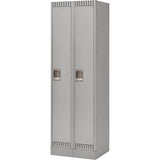 Casiers, Bloc de 2, 24" x 18" x 76", Acier, Gris, Démonté - FL393