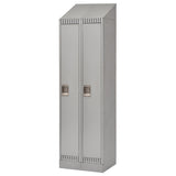Casiers, Bloc de 2, 24" x 18" x 86", Acier, Gris, Démonté - FL405
