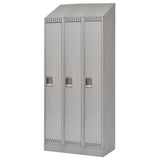 Casiers, Bloc de 3, 36" x 18" x 86", Acier, Gris, Démonté - FL406