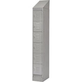 Casiers, 6 niveaux, 12" x 18" x 86", Acier, Gris, Démonté - FL412