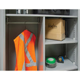 Armoire de rangement combinée, 36" la x 18" p x 72" h, Gris - FN655