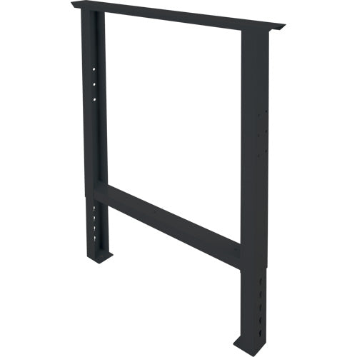 Pattes d'établi pour service industriel, Acier, 30" p x 34" h, Simple - FN709